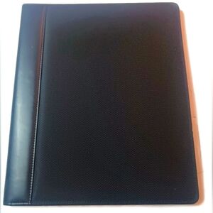 BUXTON Portfolio &  Pad Holder,BLACK